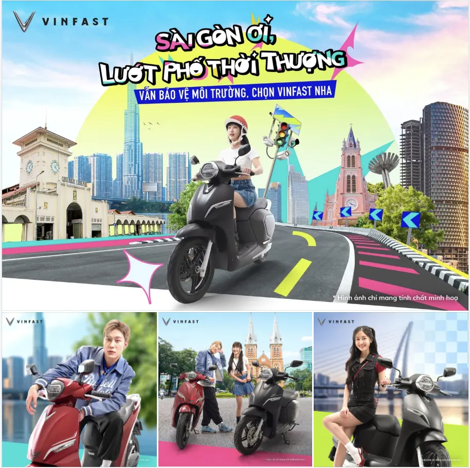 Vinfast E-bike hợp tác cùng Bespoke Marketing