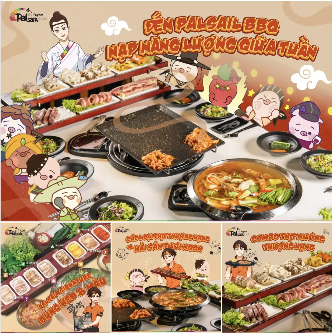 Palsaik korean BBQ lựa chọn Bespoke Marketing triển khai các chiến dịch Performance Marketing trong thời gian vừa bước chân vào thị trường Việt Nam.