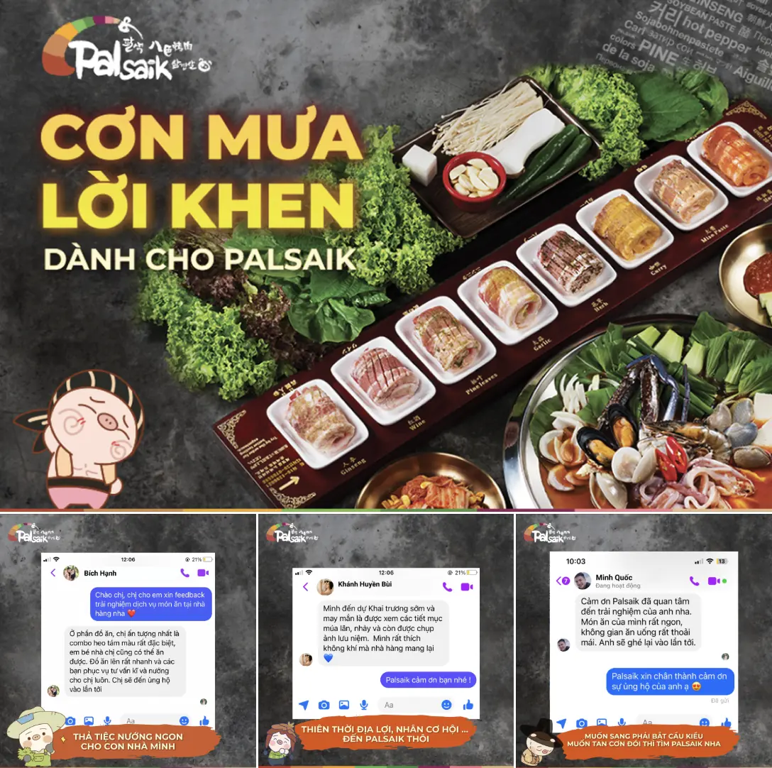 Palsaik korean BBQ lựa chọn Bespoke Marketing triển khai các chiến dịch Performance Marketing trong thời gian vừa bước chân vào thị trường Việt Nam.